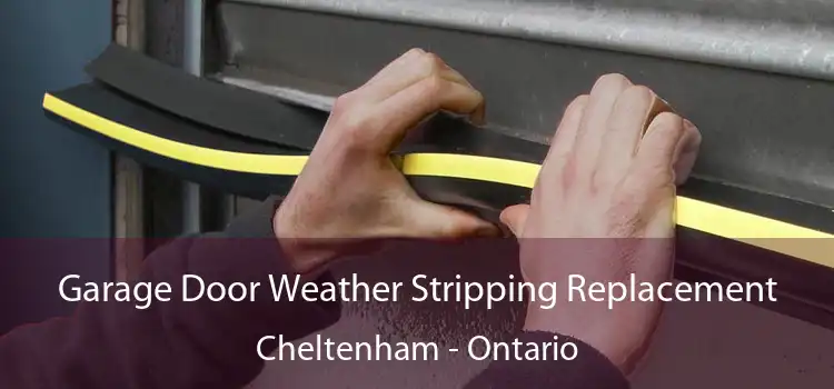 Garage Door Weather Stripping Replacement Cheltenham - Ontario