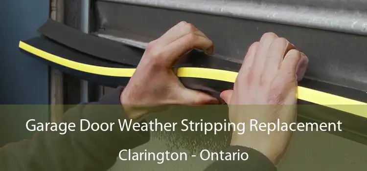 Garage Door Weather Stripping Replacement Clarington - Ontario