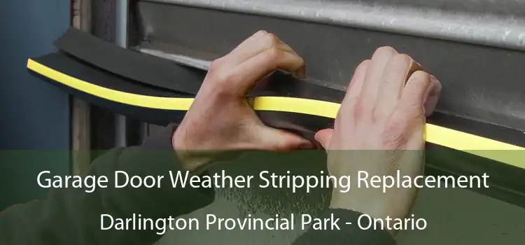 Garage Door Weather Stripping Replacement Darlington Provincial Park - Ontario