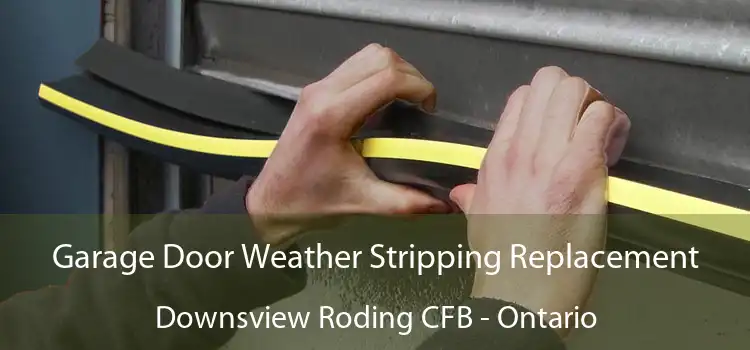 Garage Door Weather Stripping Replacement Downsview Roding CFB - Ontario