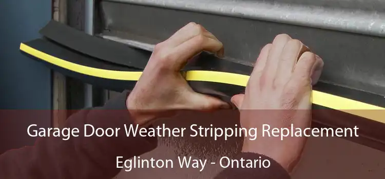 Garage Door Weather Stripping Replacement Eglinton Way - Ontario