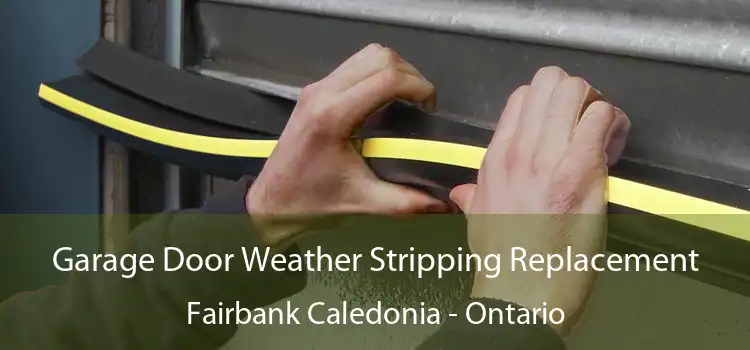 Garage Door Weather Stripping Replacement Fairbank Caledonia - Ontario