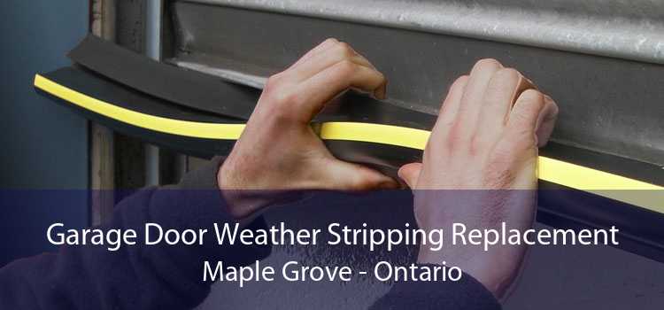 Garage Door Weather Stripping Replacement Maple Grove - Ontario