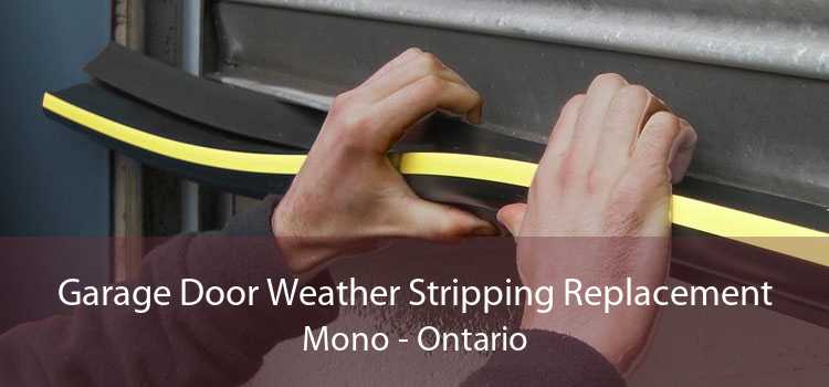 Garage Door Weather Stripping Replacement Mono - Ontario