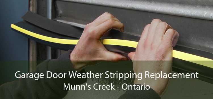 Garage Door Weather Stripping Replacement Munn's Creek - Ontario