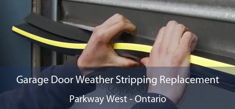 Garage Door Weather Stripping Replacement Parkway West - Ontario