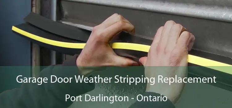 Garage Door Weather Stripping Replacement Port Darlington - Ontario