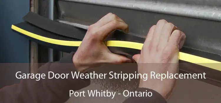 Garage Door Weather Stripping Replacement Port Whitby - Ontario