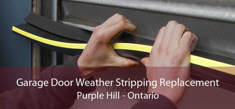 Garage Door Weather Stripping Replacement Purple Hill - Ontario