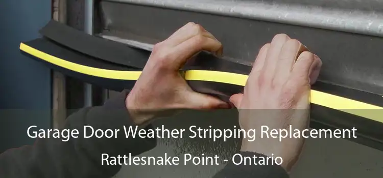 Garage Door Weather Stripping Replacement Rattlesnake Point - Ontario