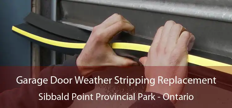 Garage Door Weather Stripping Replacement Sibbald Point Provincial Park - Ontario