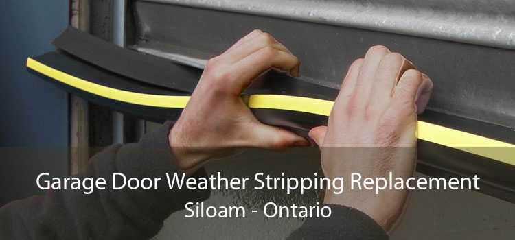 Garage Door Weather Stripping Replacement Siloam - Ontario