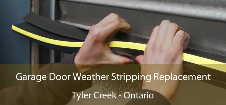 Garage Door Weather Stripping Replacement Tyler Creek - Ontario