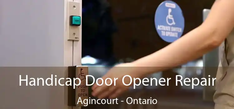 Handicap Door Opener Repair Agincourt - Ontario