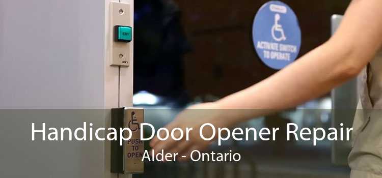 Handicap Door Opener Repair Alder - Ontario
