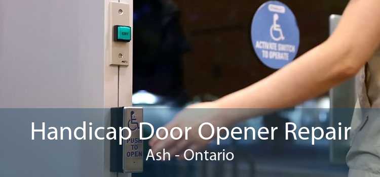 Handicap Door Opener Repair Ash - Ontario