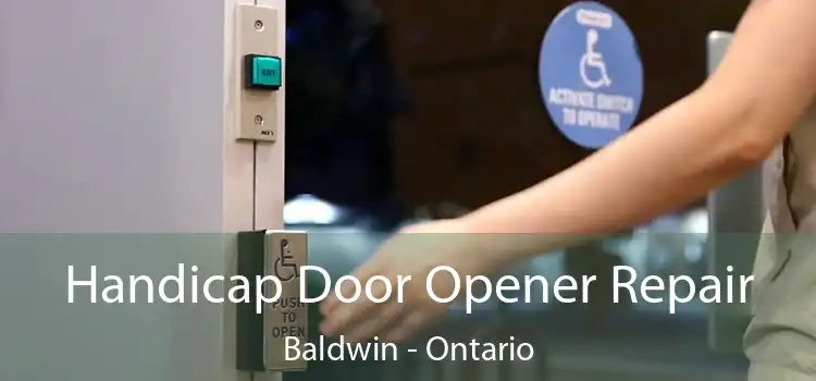 Handicap Door Opener Repair Baldwin - Ontario