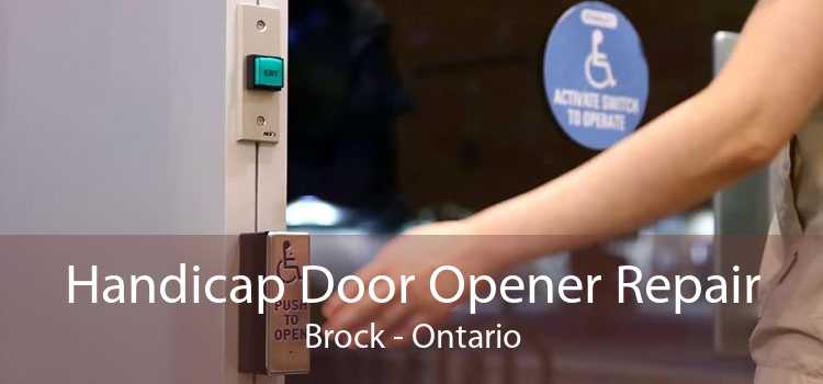 Handicap Door Opener Repair Brock - Ontario