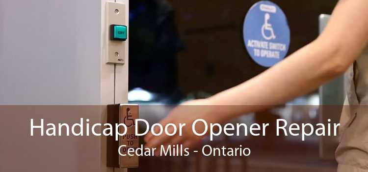 Handicap Door Opener Repair Cedar Mills - Ontario