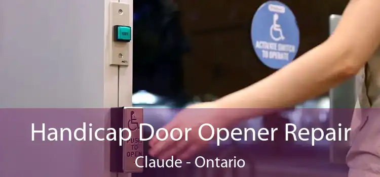 Handicap Door Opener Repair Claude - Ontario