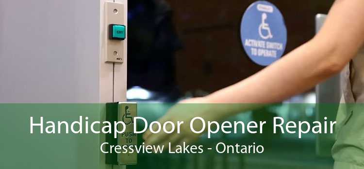 Handicap Door Opener Repair Cressview Lakes - Ontario