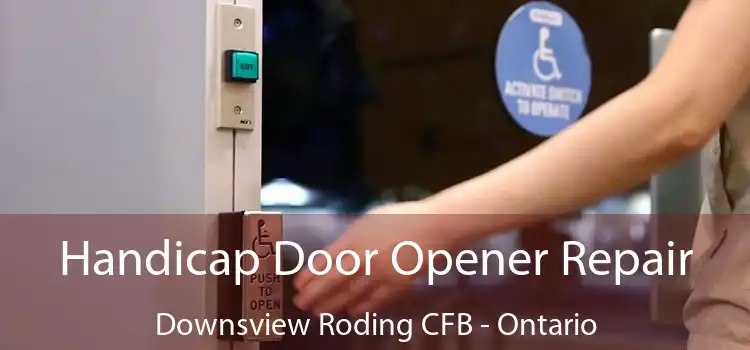 Handicap Door Opener Repair Downsview Roding CFB - Ontario