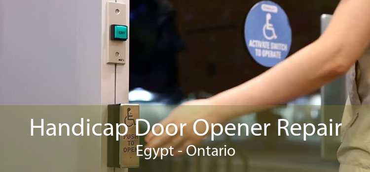 Handicap Door Opener Repair Egypt - Ontario