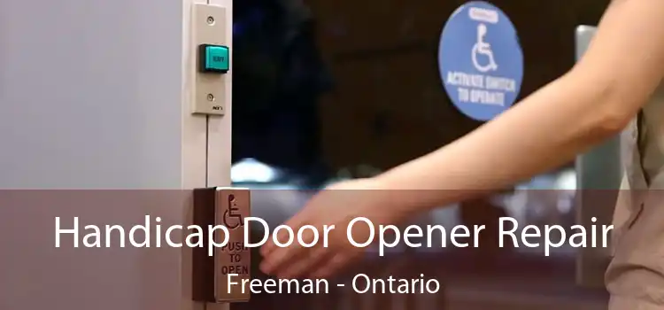 Handicap Door Opener Repair Freeman - Ontario