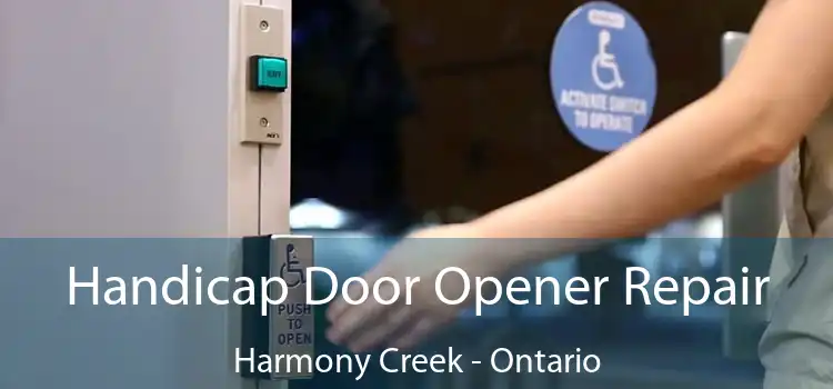 Handicap Door Opener Repair Harmony Creek - Ontario