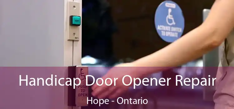 Handicap Door Opener Repair Hope - Ontario