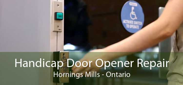 Handicap Door Opener Repair Hornings Mills - Ontario
