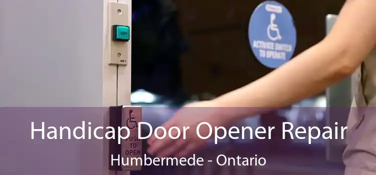 Handicap Door Opener Repair Humbermede - Ontario