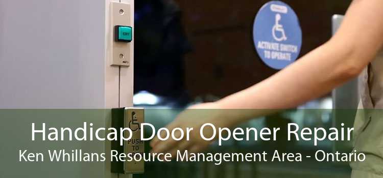 Handicap Door Opener Repair Ken Whillans Resource Management Area - Ontario