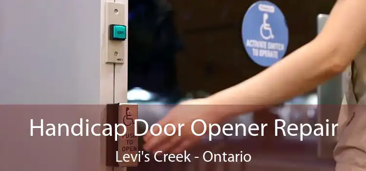 Handicap Door Opener Repair Levi's Creek - Ontario