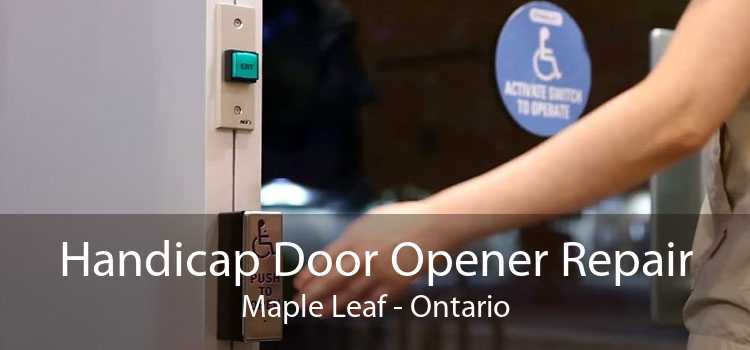 Handicap Door Opener Repair Maple Leaf - Ontario