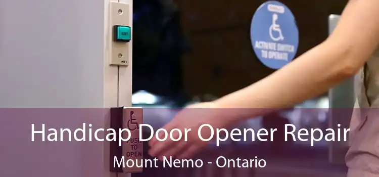Handicap Door Opener Repair Mount Nemo - Ontario