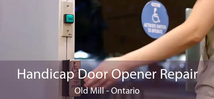 Handicap Door Opener Repair Old Mill - Ontario