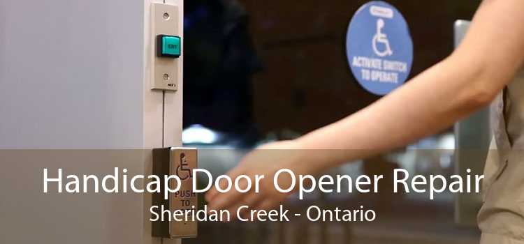 Handicap Door Opener Repair Sheridan Creek - Ontario