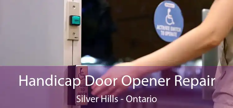 Handicap Door Opener Repair Silver Hills - Ontario