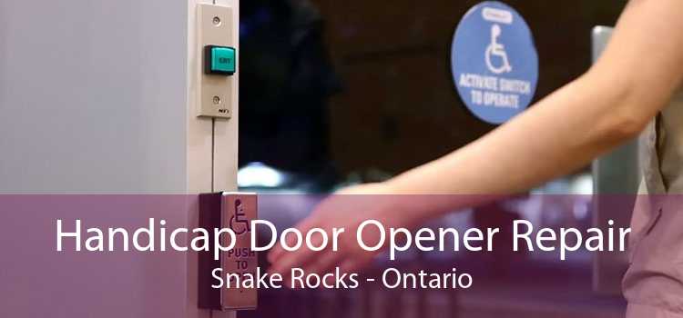 Handicap Door Opener Repair Snake Rocks - Ontario