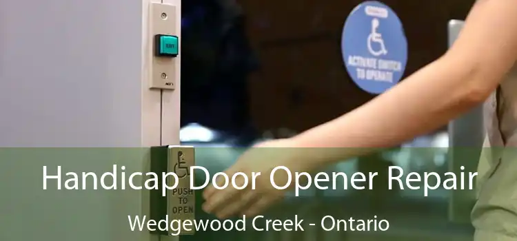 Handicap Door Opener Repair Wedgewood Creek - Ontario