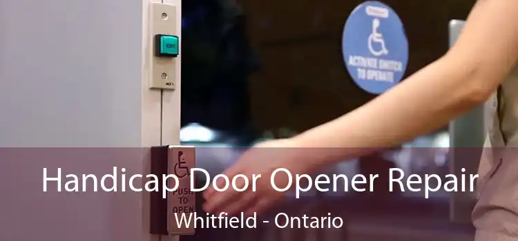 Handicap Door Opener Repair Whitfield - Ontario