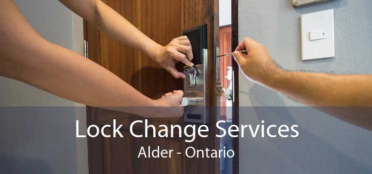 Lock Change Services Alder - Ontario