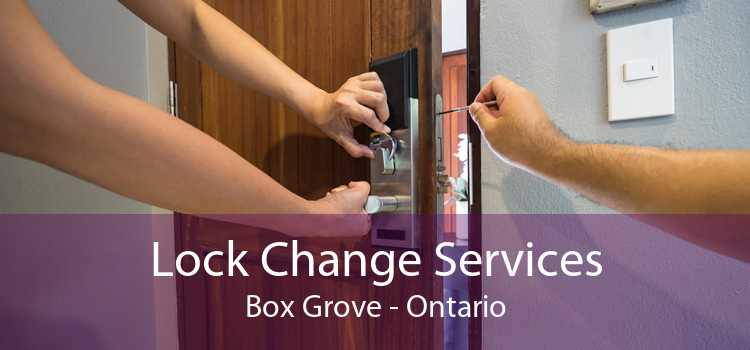 Lock Change Services Box Grove - Ontario