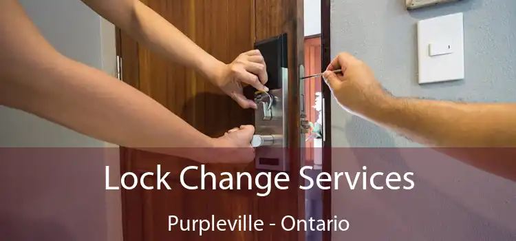 Lock Change Services Purpleville - Ontario