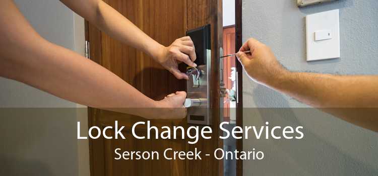 Lock Change Services Serson Creek - Ontario