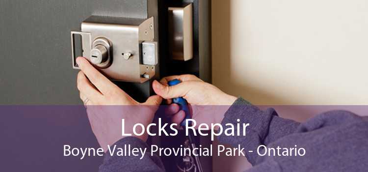 Locks Repair Boyne Valley Provincial Park - Ontario