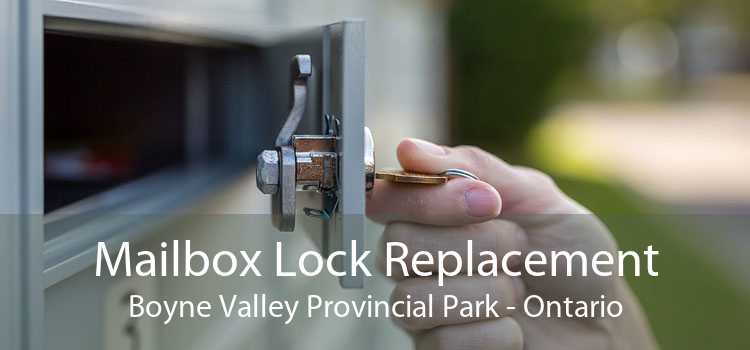 Mailbox Lock Replacement Boyne Valley Provincial Park - Ontario