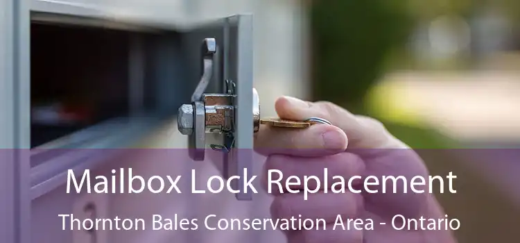 Mailbox Lock Replacement Thornton Bales Conservation Area - Ontario