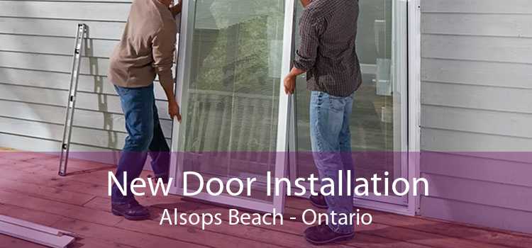 New Door Installation Alsops Beach - Ontario